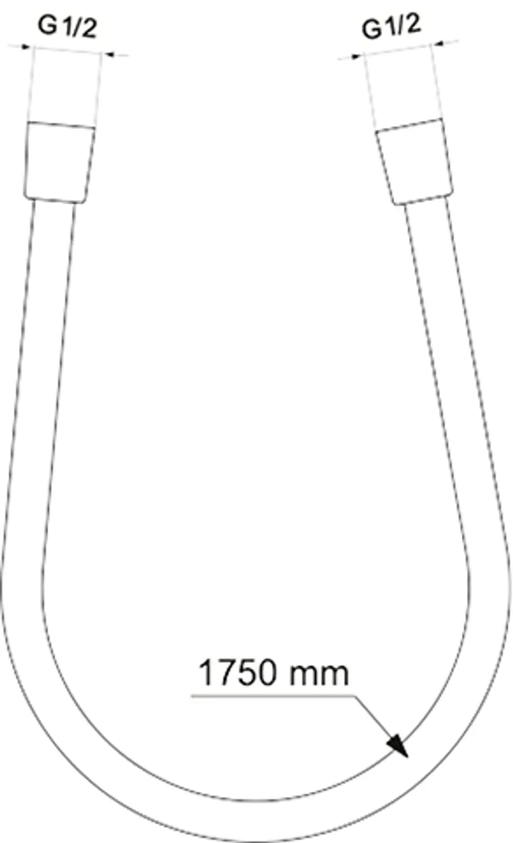 IS-Brauseschlauch-Idealflex-1750mm-Silver-Storm-A4109GN gallery number 2